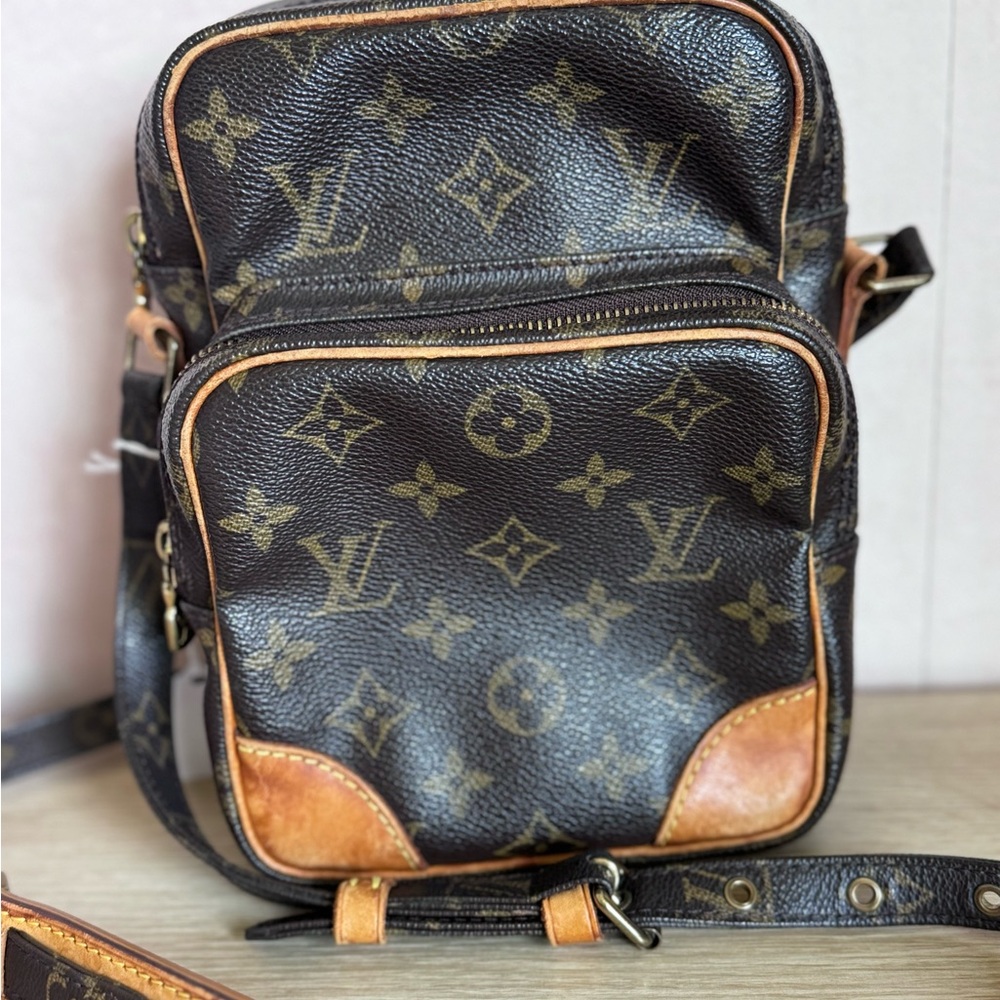 Louis Vuitton Amazon Monogram Brown Crossbody Bag